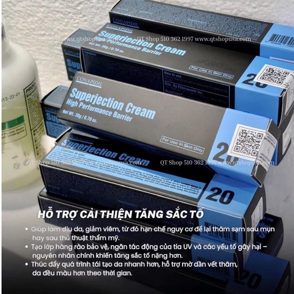 Pharmesthetic - Superjection Cream - Kem Trị Nám Tàn Nhang - Hãng Định Vị