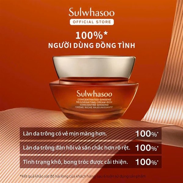 Sample KEM Sulwhasoo Nhân Sâm - 12 gói x 1ml - EXP 202801