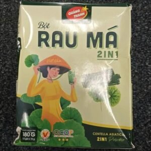 RÁCH HỘP - Bột Rau Má 2in1 Đường Phèn VN - 12 gói x 15g