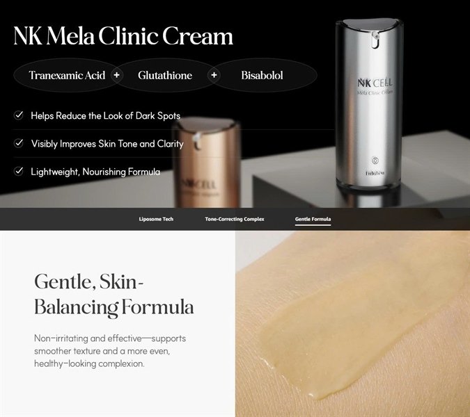03b4992dec6b4f04a9cad4eaab1a60e4 LULUBEU - Kem Dưỡng Trắng Da NK CELL MELA CLINIC CREAM - EXP 202711
