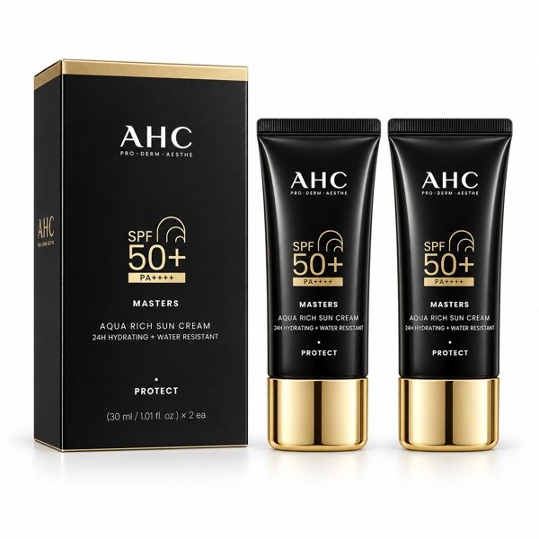 AHC - Set 2 KCN AHC Đen - Nâng Tông Cấp Nước - 30ml x 2 ea