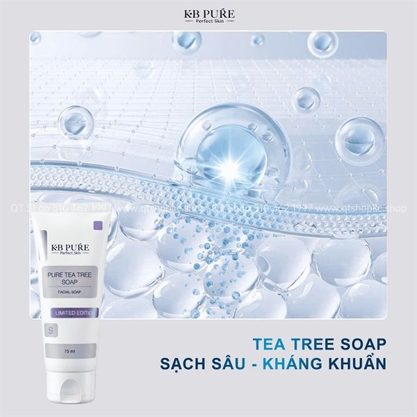 06bda2732cf64d2389569e5726b9d583 KB PURE - SRM Tea Tree Soap 75ml - Limited Edition - EXP 202709