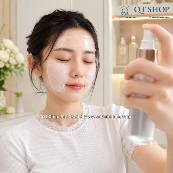 0717dfdd642c4eecaff7d5378304d23c Set Mask Collagen Film 7ea + Mist SANARAE