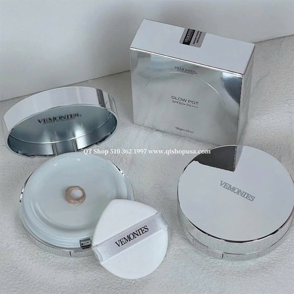 Cushion Vemontes Dưỡng Phục Hồi - Tông 21 - Tông Sáng - không có lõi tặng kèm - EXP 202707