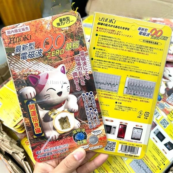 CHIP Chắn Sóng Điện Từ HITOKI -MÈO THẦN TÀI Nhật Bản