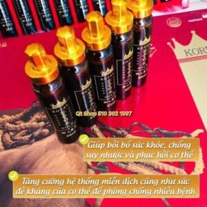 LIMIT 1 - Nước Đông Trùng Hạ Thảo DTHT Royal vegetable worms Gold- Set 20 ống Thủy Tinh