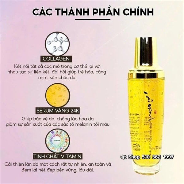NONE 1 - LEBELAGE - Tinh chất vàng 24K - 130ml - Date 2028