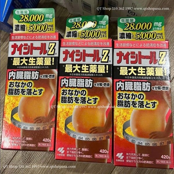 Viên Uống Giảm Mỡ Bụng Kobayashi - 420 viên Japan - EXP 202804