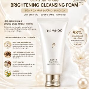 THE WHOO - Sữa Rửa Mặt SRM Whoo Trắng 180ml MỚI - EXP 202901
