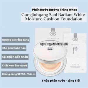 Cushion Whoo Trắng - Tông #23 - tặng 1 lõi - EXP 202801