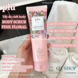 0d44f963b20d4fa6a557f99811dd515b BODY - TDC Plu Body Scrub - Pink Floral 200ml - HỒNG - EXP 202706