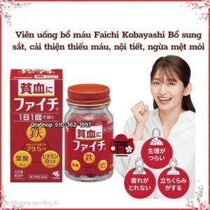 Viên uống bổ máu Faichi - 60 ea - Japan - EXP 202612