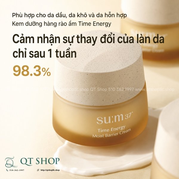 SUM37 - Kem Dưỡng Moist Barrier Cream 25ml - EXP 202805