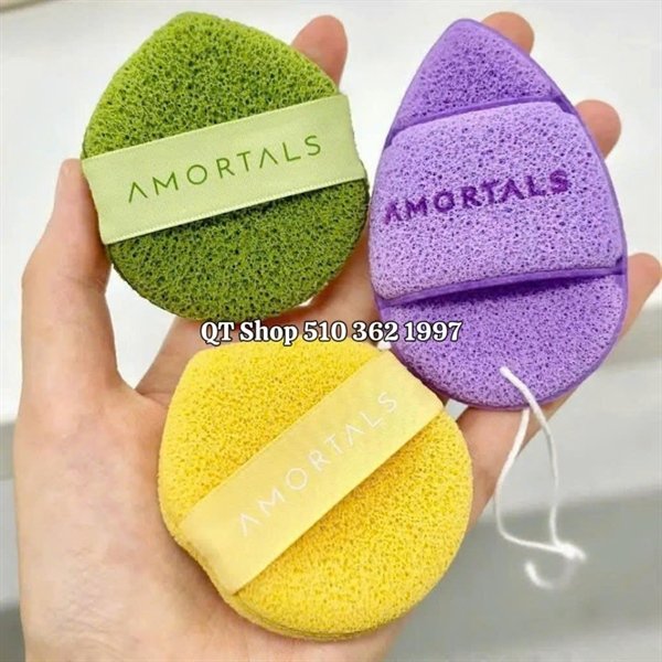 Set 3 miếng bọt Rửa Mặt AMORTALS - LIMIT 1 Khách 5