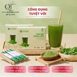 RÁCH HỘP - Bột Rau Má Không Đường VN - 15 gói x 3gr