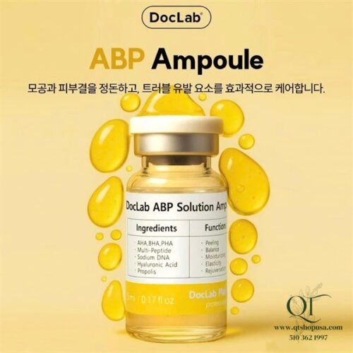 154f0629abfb4437923fb55a0c7f1685 DOCLAB - ABP Solution Ampoule V2: TBG đặc trị mụn - 5ea - EXP 202707