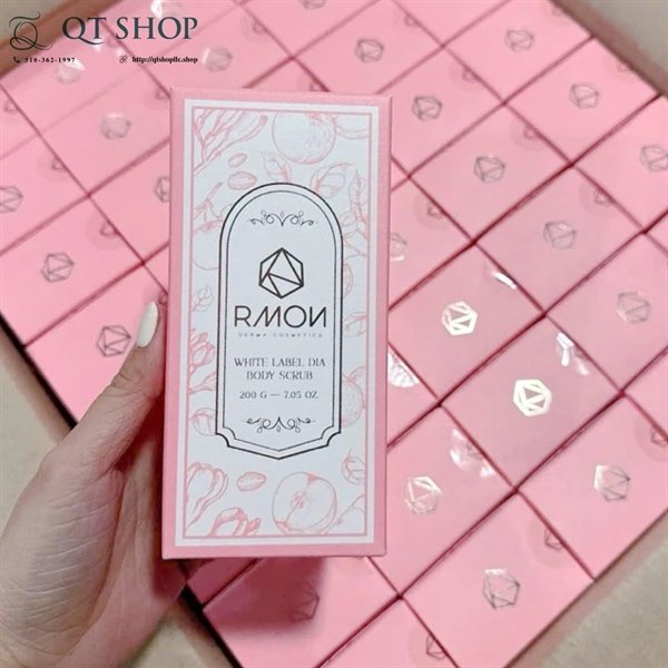 BODY - TDC Muối Hồng RMON White Label Dia Body Scrub 200gr