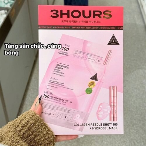 Mặt Nạ Collagen Reedle Shot 100 + Hydrogel Mask - HỒNG - EXP 202709