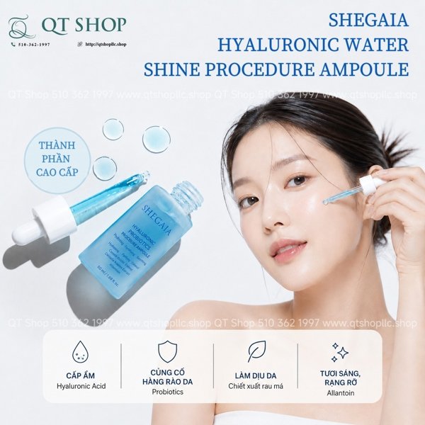 SHEGAIA - Serum HA Hyaluronic Water Shine Procedure Ampoule - 30ml