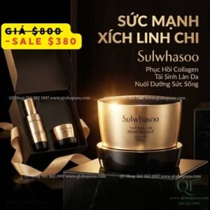 SULWHASOO - Kem Linh Chi Đen Honostige Full Size - 800$ - TẶNG KÈM MINI SERUM VÀ KEM - EXP 202807