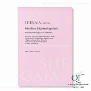 SHEGAIA - Mặt Nạ Mitobliss Brightening Mask - 10ea - Hồng - EXP 202903