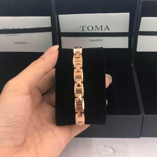 Vòng Điều Hòa Huyết Áp Nữ - Rose Gold - Japan