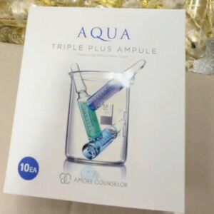 AMORE - Mặt Nạ Cấp Nước Aqua Triple Plus Ampule - 10ea - EXP 202803
