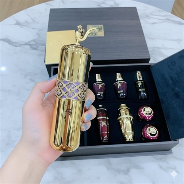 THE WHOO - Hoàn Lưu Cao Set Tinh Chất Vàng HLC - EXP 202806 - 1100$