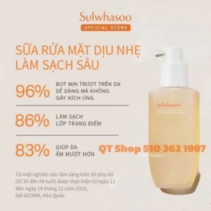 SULWHASOO - Mini SRM Dịu Nhẹ Gentle Cleansing Foam - 50 ml - EXP 202811