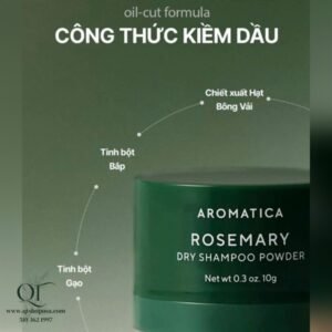 Phấn Gội Khô Aromatica Rosemary