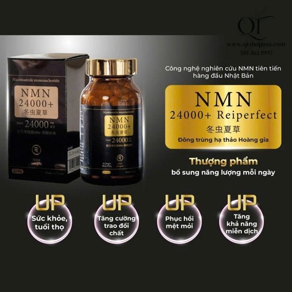REIPERFECT - Viên Uống NMN 24000 Japan - 90 viên - EXP 202805