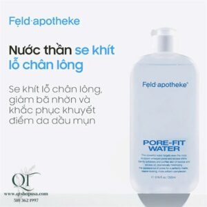 Toner Feld Apotheke Pore-Fit Water – Giải Pháp Se Khít Lỗ Chân Lông Bền Vững - 265ml EXP 2028.09.28