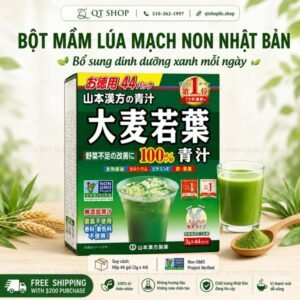 21642384589541d282acc163c98e84b6 Bột Mầm Lúa Mạch Non Nhật Bản Grass Barley Japan - 44 gói - EXP 202901