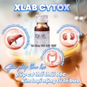 Xlab Cytox Nước Uống Thải Độc Tế Bào (10 chai) - Japan - EXP 20261010