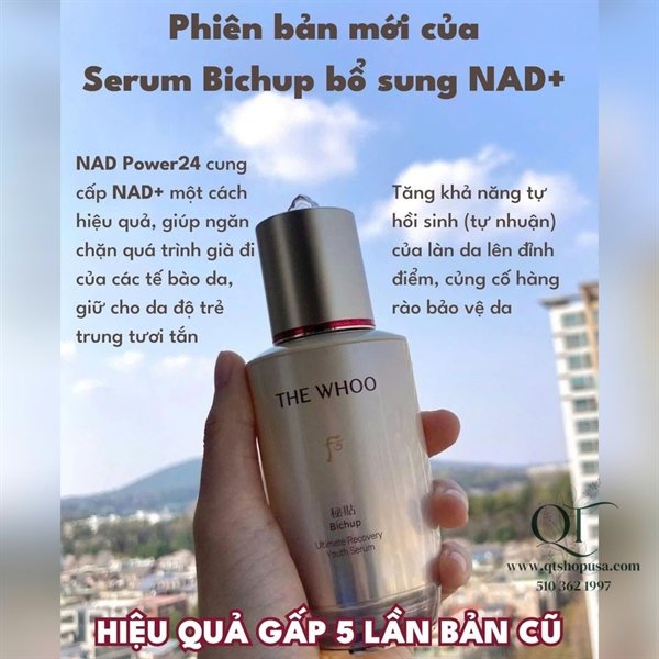 THE WHOO BICHUP - Set Serum Bichop Mới 50 ml tặng 20ml - 200$ - Thế hệ thứ 4 - EXP 202804