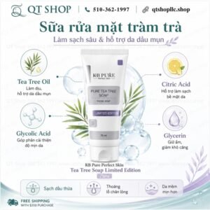 23e4e0e55df64c2e86500dd4835cb428 KB PURE - SRM Tea Tree Soap 75ml - Limited Edition - EXP 202709