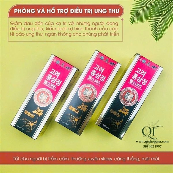Hồng Sâm Nước Người Lớn 365 - 30 tép - EXP 202812