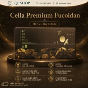 Cella Premium Fucoidan HQ - 21 ống - MỚI - EXP 202812