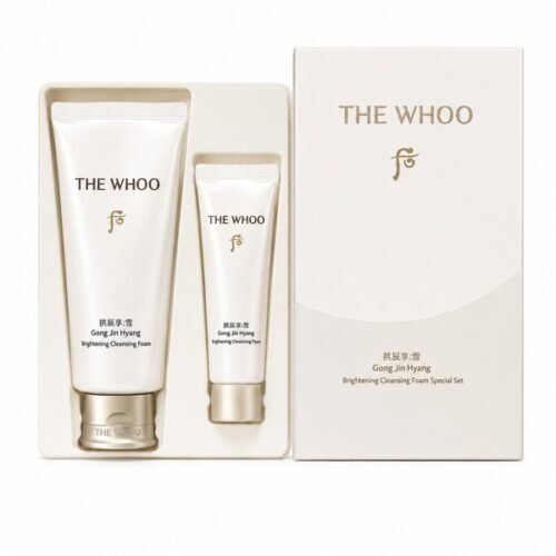 279498a84b2f407c879386cacc2ca194 THE WHOO - Set SRM Whoo Trắng MỚI - Brightening Cleansing Foam - 180ml + 40ml - EXP 202907