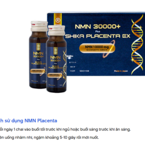 REIPERFECT - NMN 30000+ Shika Placenta EX - Hộp 10 chai - EXP 202710