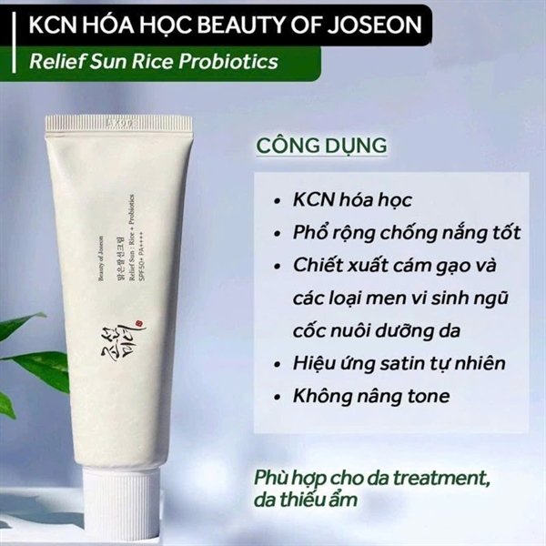 290bcddc31c84ec097ac76d5c1232711 KCN Gạo Beauty of Joseon 50ml - Bỏ Hộp