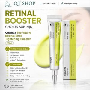 2a04afa6cd2e45cd8242fd0190092874 CELIMAX - Retinal Shot Tightening Booster 15ml - Tinh Chất dưỡng chống lão hóa - EXP 20280916