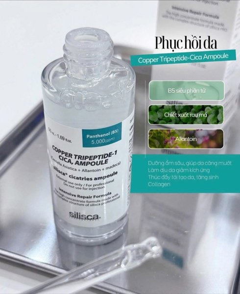 2a9c0cf078ff447dbae5564f8620aa84 Silisca - Tinh chất phục hồi da Silisca Panthenol B5 Copper Tripeptide 50ml
