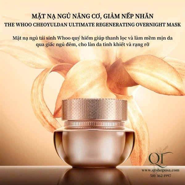 THE WHOO - Sample Mặt Nạ Ngủ Hoayul - 4mlx60 gói - EXP 202812