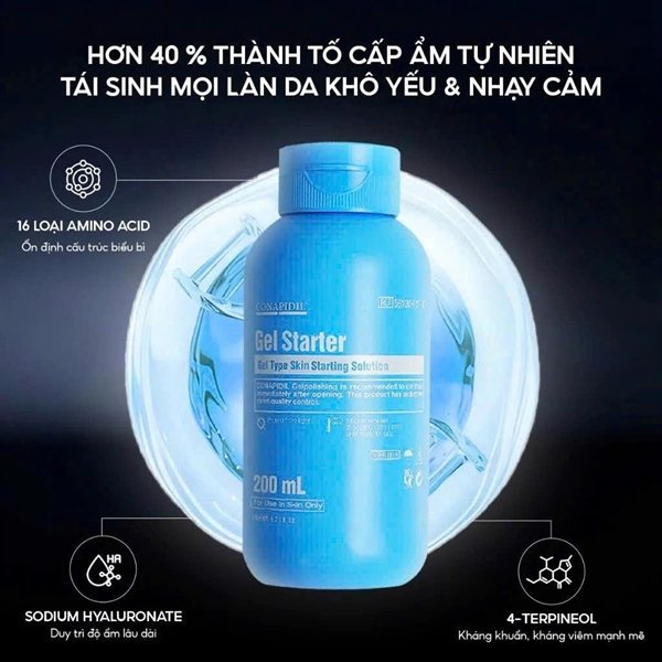 Pharmesthetics - Conapidil Toner Gel Starter Tinh Chất Dưỡng Sơ Cấp 200ml