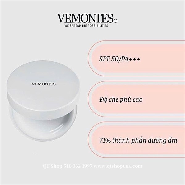 2c1c2f87e04c47979fcf531532f5c851 Cushion Vemontes Dưỡng Phục Hồi - Tông 23 Natural - không có lõi tặng kèm - 202707