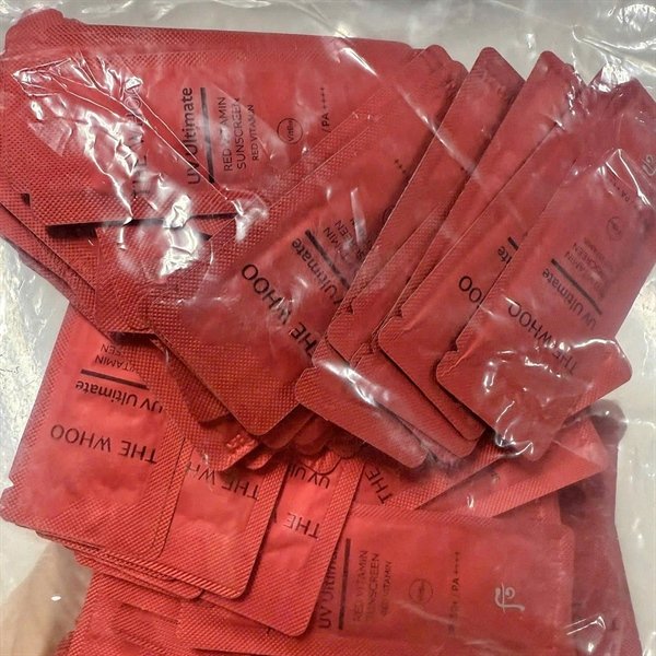 2c4eda7475f545809c7ef77db1f25616 Sample KCN Whoo Đỏ Vitamin chống lão hoá- 1 ml x 120 gói - EXP 202901