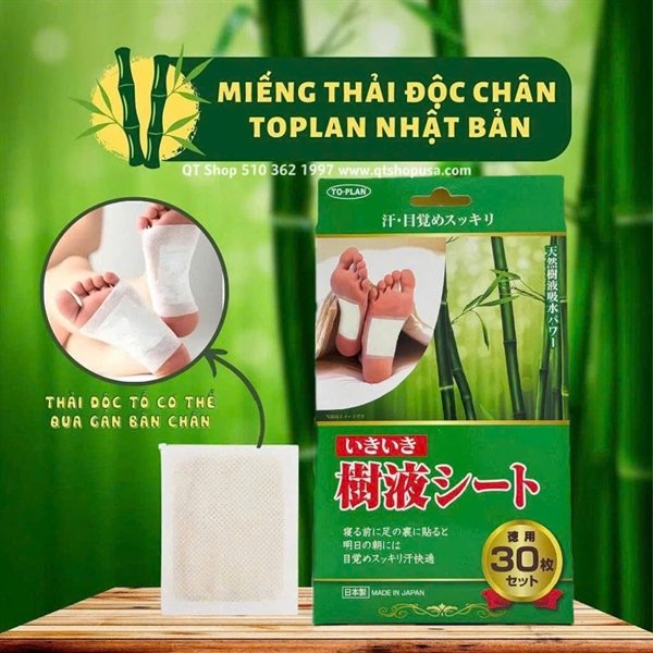 Dán Thải Độc Chân - Japan - 30ea