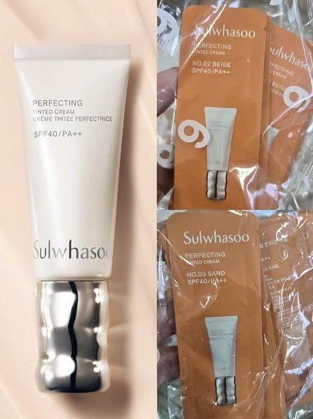 Sulwhasoo - Sample BB Perfecting Tinted Cream NO.2 BEIGE - 12 gói - EXP 202901