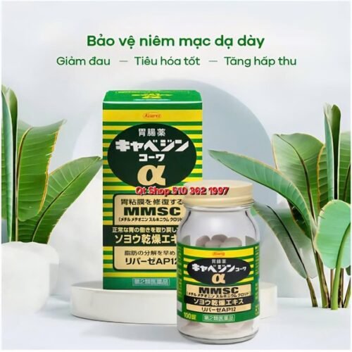 3008392ad5e043e9a93a3293b49bd270 Thuốc trào ngược dạ dày Kowa - 300 viên - Japan - Date 202709